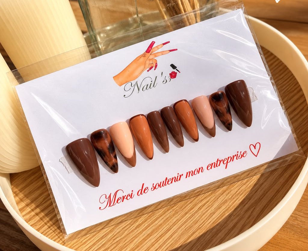Ongles stiletto, modèle 18